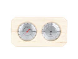 Termohigrómetro De Madera Portátil 2 En 1 Para Accesorios De Sauna De Vapor