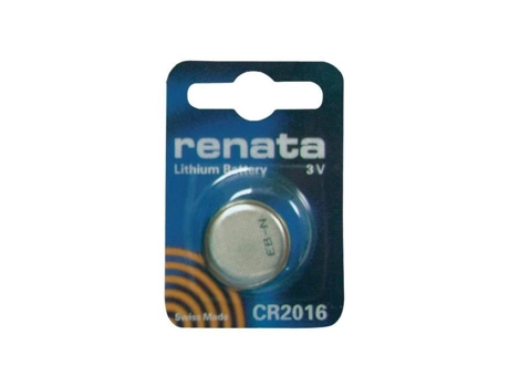 Célula Botón Cr2016 Litio 3V 80 Mah Renata