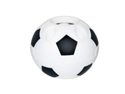 Organizador creativo de balones de fútbol de mesa, resistente a las mordeduras, estructura hueca para facilitar la limpieza y ventilación, organizador de mesa para