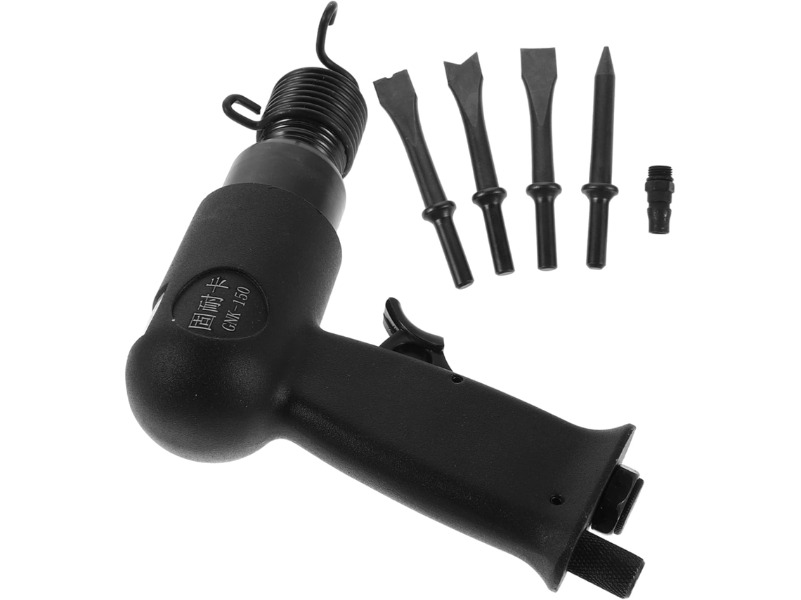 Llave de impacto neumática Amosfun con cinceles para eliminar óxido y trabajos de metal | Sin marca