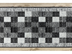Alfombra de Pasillo Bcf Rafia Gris 80 cm