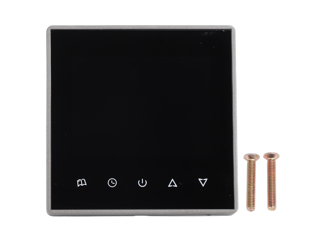 Termostato Digital Inteligente Con Pantalla Lcd, Función De Memoria, Control De Temperatura De 5 A 45 °c, 3 A, Gris.