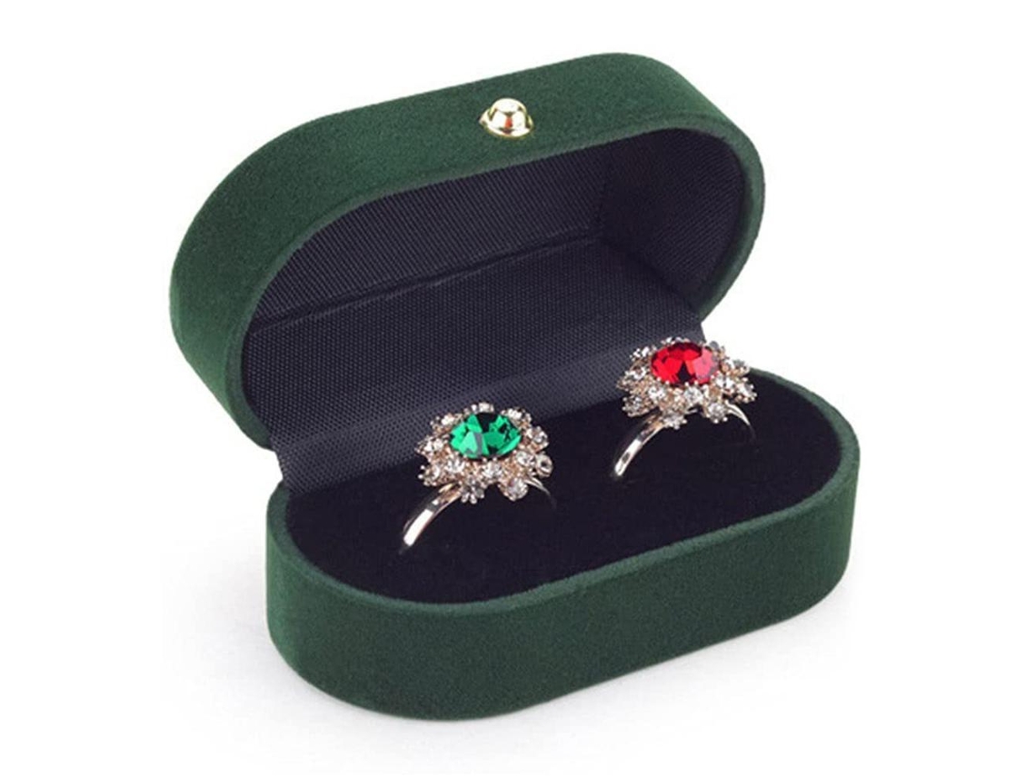Joyero para exhibir anillos y guardar joyas