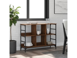 Aparador | Mueble De Comedor | Buffet De Madera De Ingeniería Marrón Roble 102x32x73,5 Cm Wsd339590