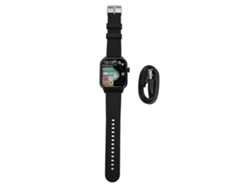 Relógio Inteligente Fitness Ip67 Resistente À Água Tela 2.01 Polegadas Chamadas Bluetooth Múltiplos Modos Esportivos Preto
