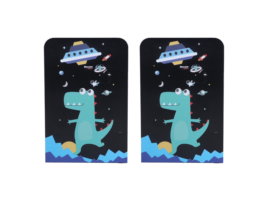 2 Piezas Soportes Para Libros Creativos Con Gran Capacidad Estantería De Escritorio Metal Soportes Para Niños