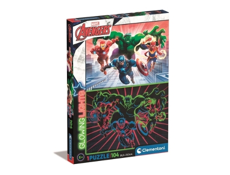 Puzzle CLEMENTONI Marvel Avengers Puzle de figuras 104 pieza(s) Arte