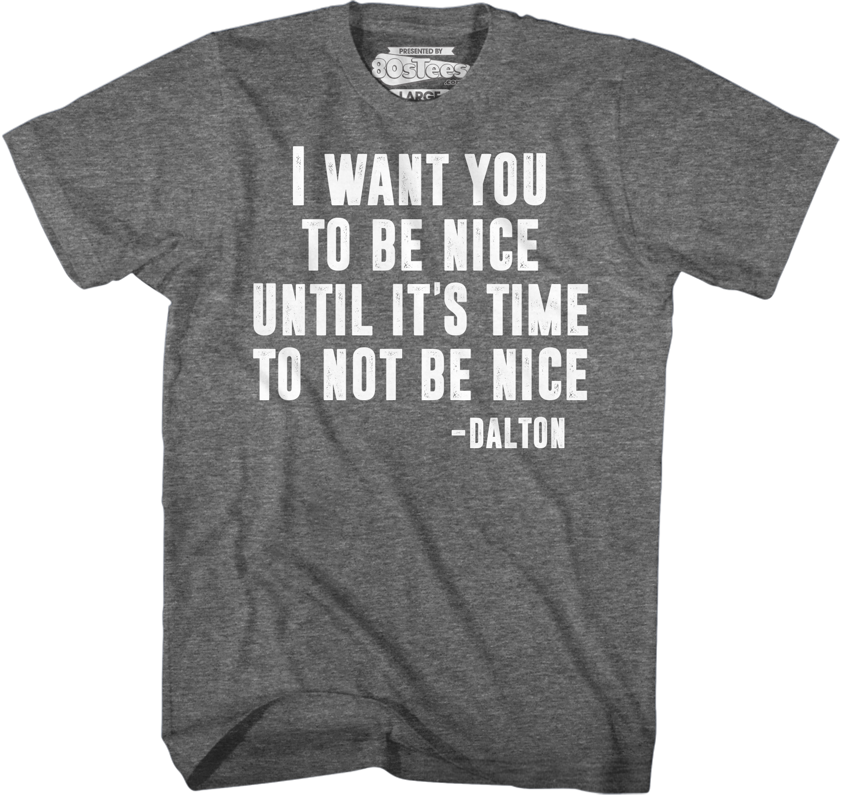 Camiseta Unisexo DEEPSTONE Be Nice Road House Brezo de grafito (XXXL)