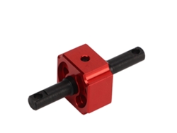 Bloqueo de diferencial de eje recto de aluminio para coche RC Traxxas Drag Slash 1967 C10 1/10, rojo