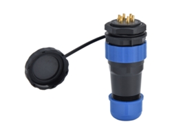 2026velora-conector De Aviación Ip68 Impermeable Sp28 Tuerca Posterior 380v 25a 6 Pines Macho Hembra De Soldadura