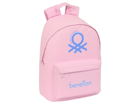 Mochila para Portátil BENETTON Benetton Rosa (31 x 41 x 16 cm)