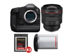 Canon Eos R1 + Rf 85mm F/1.2 L Usm + 3 Sandisk 256gb Extreme Pro Cfexpress Type B + Canon Lp-e19 + Ebook “20 Consejos Para Fotos Que Impactan”