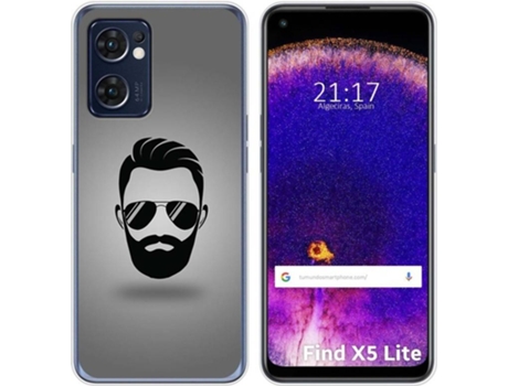 Carcasa Oppo Find X5 Lite 5G TUMUNDOSMARTPHONE Dibujos Barba Multicolor