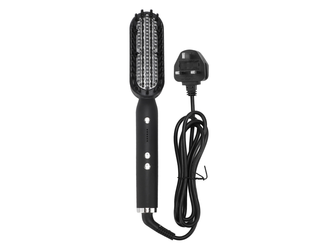 Escova Alisadora de Cabelo 2026 com Íons Negativos, Aquecimento Rápido Profissional para Diferentes Tipos de Cabelo, Plugue GB 220/240V