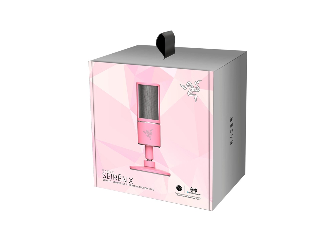 RAZER MICROFONE SEIREN X QUARTZ ROSE