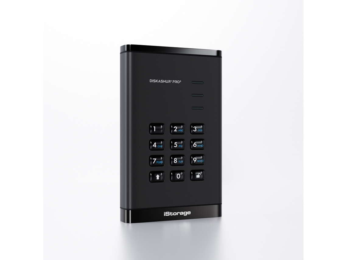 Diskashur Pro3 Hdd Disco Externo 4 Tb Usb Tipo C 3.2 Gen 1 Preto Istorage (3.1 Gen 1)