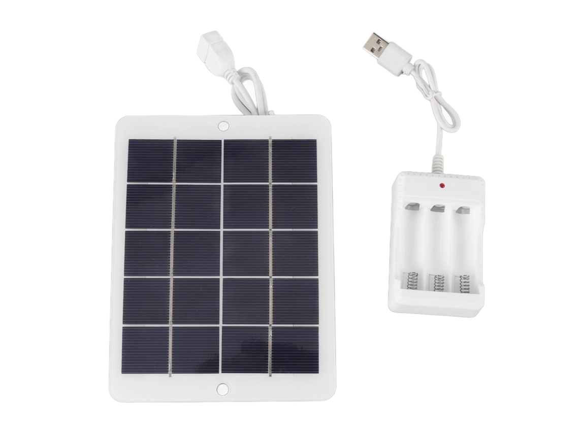 Cargador De Batería Portátil Con Panel Solar De 3w Y 5v - Alta Eficiencia Para Uso En Exteriores Y Proyectos De Bricolaje.