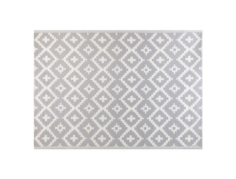 Alfombra de Exterior BIGBUY HOME (180.00 x 270.00 x 0.50 cm - Polipropileno - Gris)