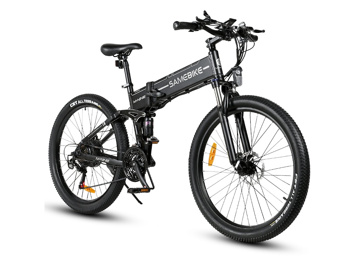 Samebike Lo26-ii-ft-yd Bicicleta Eléctrica Plegable De 26 Pulgadas Con Batería De 48 V Y 14 Ah, Motor De 900 W Y Frenos De Disco Hidráulicos