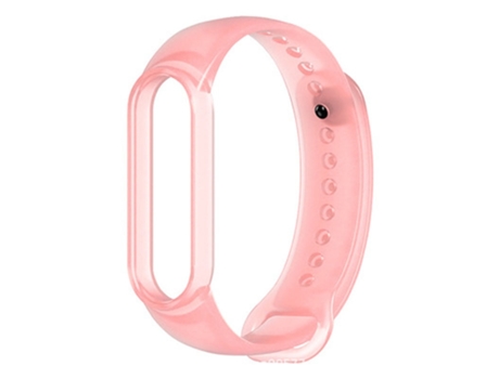 Correa Smartwatch para Xiaomi Mi Band 6 (CA8856) Silicona Translúcida (Rosa)