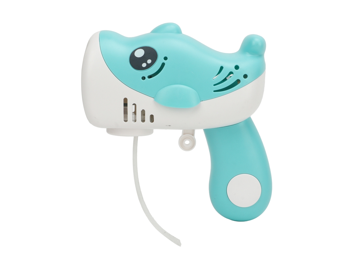 Máquina De Burbujas Automática Portátil Con 5 Agujeros, Música Y Luces - Juguete Infantil Para Fiestas En La Playa - Azul