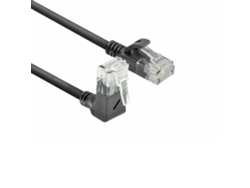 Cable de red DC4952 negro de 0,25 m Cat6a U/UTP Act (UTP)