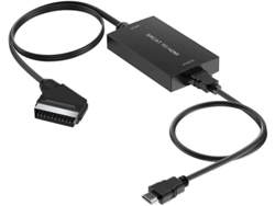 Adaptador Scart a HDMI 1080p con cable HDMI incluido Compatible HDTV, Sky, DVD, STB PAL/NTSC, EDID Bestvite