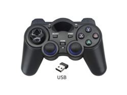 Gamepad inalámbrico 2.4G para Android, negro, sin accesorios ni receptor USB, YUNZII