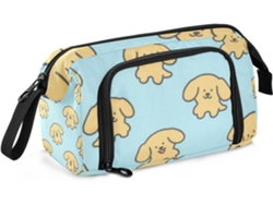Besportble Estuche De Gran Capacidad Con Asa Para Estudiantes Y Jóvenes De Secundaria Y Perro De Dibujos An...