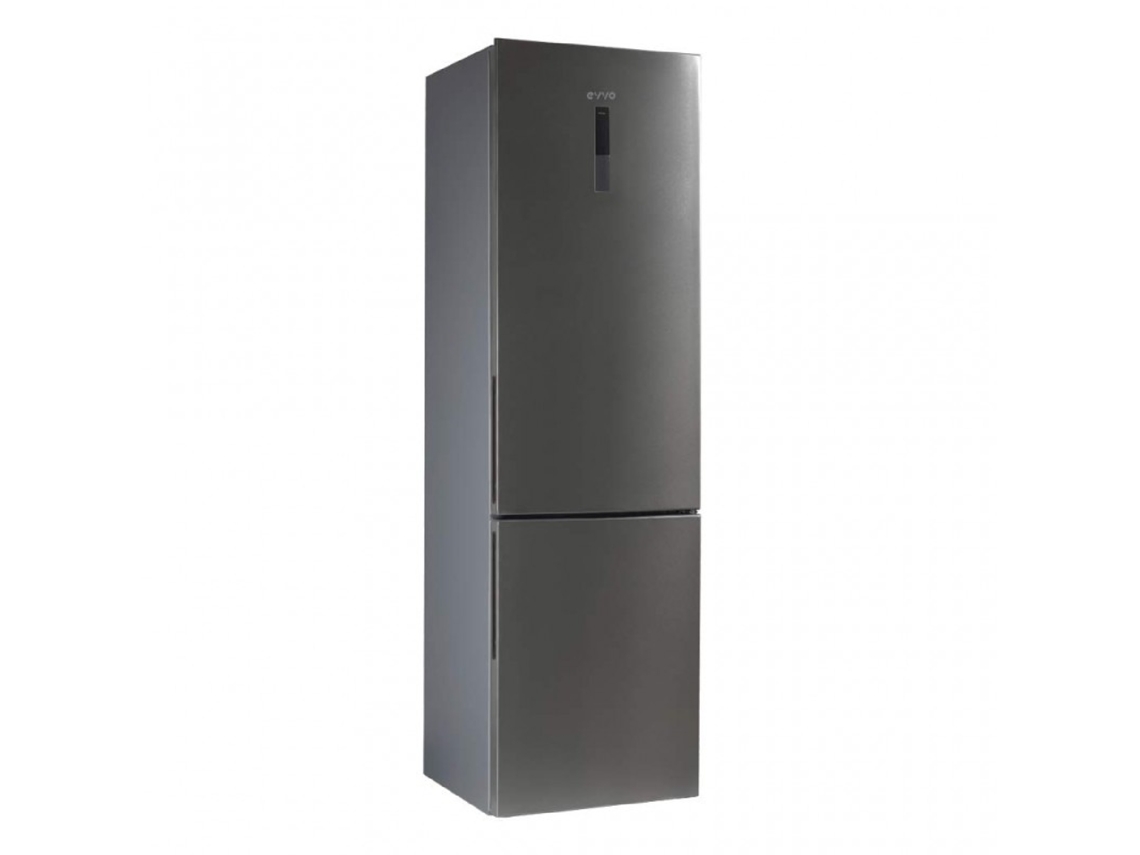 Refrigerador combinado Evvo F60dx, 257 L 94 L, acero inoxidable, Total No Frost