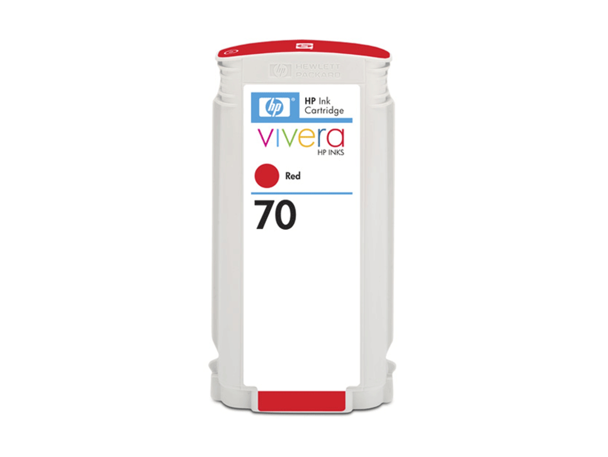 Cartucho de Tinta Original HP 70 Rojo de 130 ML C9456A  para DesignJet Z3100, Z3100 GP, Z3100ps GP