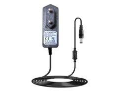 Adaptador De 9v 1a Ac/dc De Uso Geral, Para Tablets Digitais E Pianos Elétricos, Preto.