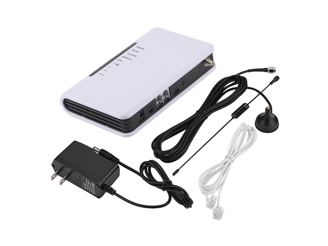 Cabina telefónica GSM (funciona 24 horas, conecta grabadora de alarma)