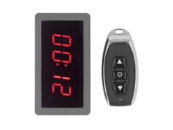 Relé temporizador con control remoto DC6-30V 0-99.99s para luz de motor 10x7x4cm 72g