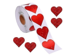 500 pegatinas rojas con letras SEO de arcoíris para bodas, paquete de pegatinas (lo sentimos).