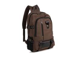 2026-mochila Portátil Para Hombre Mochila De Viaje Daypack De Lona Capacidad Grande Para Camping Senderismo Escuela