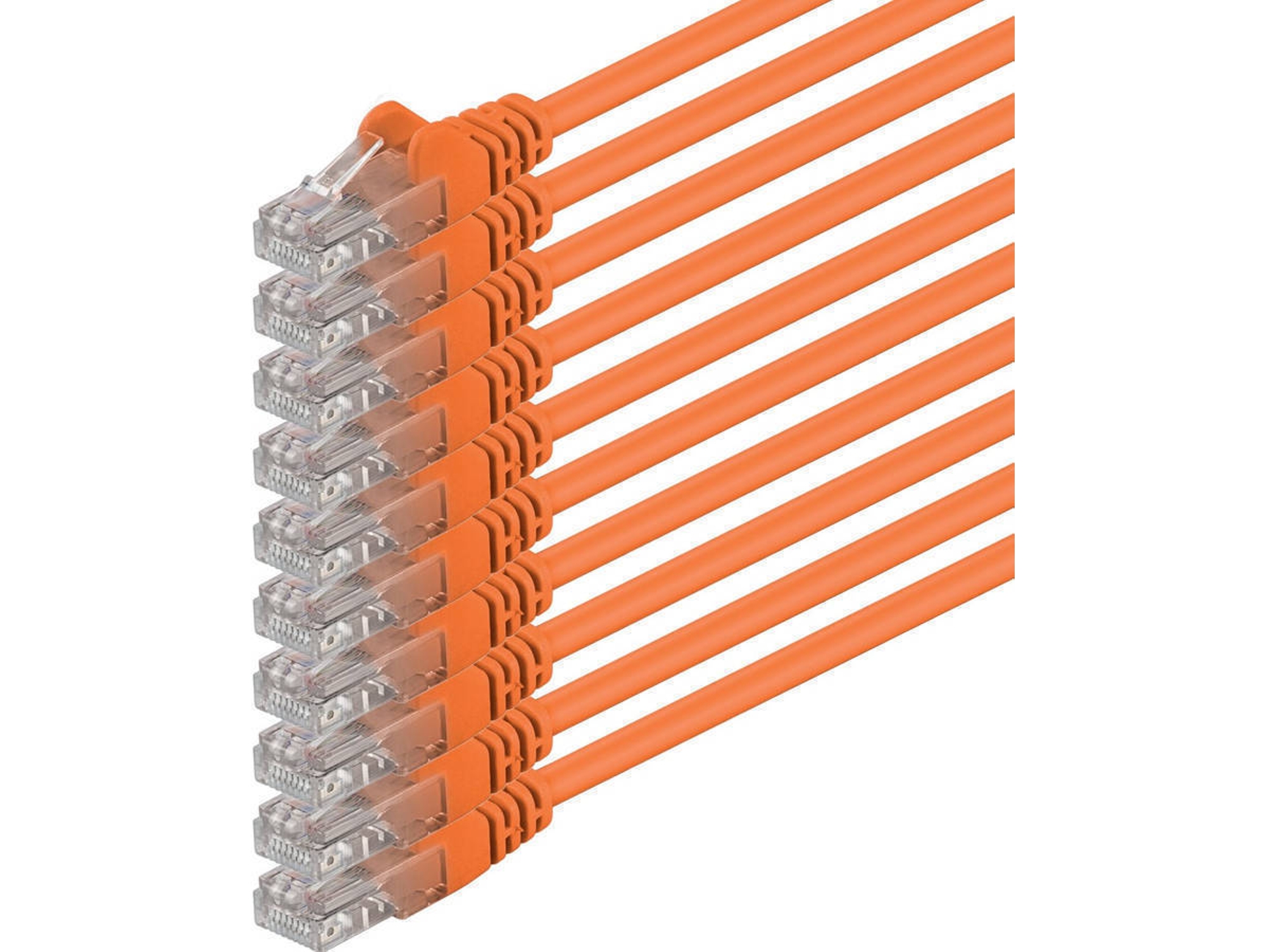 Cable de Red 1ATTACK (RJ45 - 50 cm - Naranja)