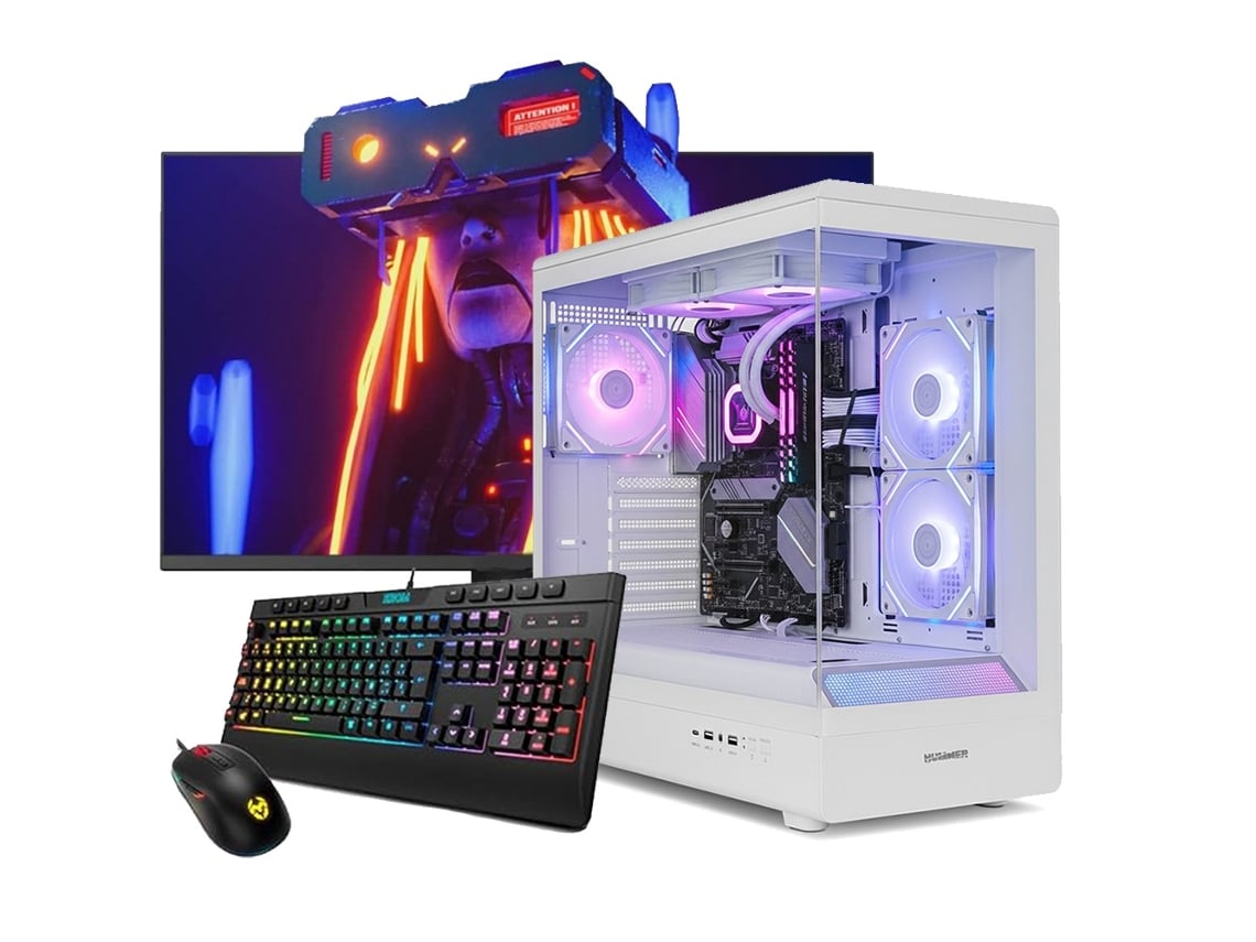 Neo-pc Gaming Signal Blanca Amd Ryzen 9 5950x/16gb Ddr4/2tb Nvme/rtx 5080/ Monitor 27" / Windows 11