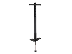 Pogo Stick Relaxdays Para Niños, Hasta 35 Kg, Acolchado, Antideslizante, Acero Inoxidable, Negro