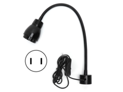 2026-luz De Trabajo Led Magnética Con Cuello Flexible 7w Para Herramientas Máquinas Tornos Iluminación Industrial Plug Us 110-220v