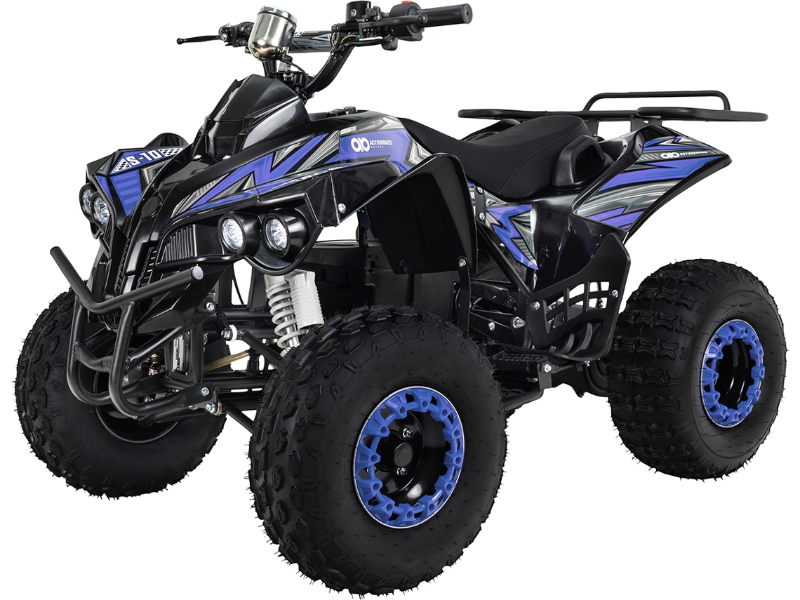 Quad Eléctrico Infantil S-10, Quad De Bolsillo Con 1000 Vatios, Suspensión, Frenos De Disco/tambor, Hasta 20 Km/h