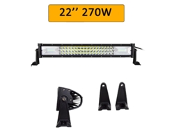 Barra de luces LED, opciones de 270 W, 405 W, 540 W y 675 W, IP67 a prueba de agua, 270 W sin cableado OEM