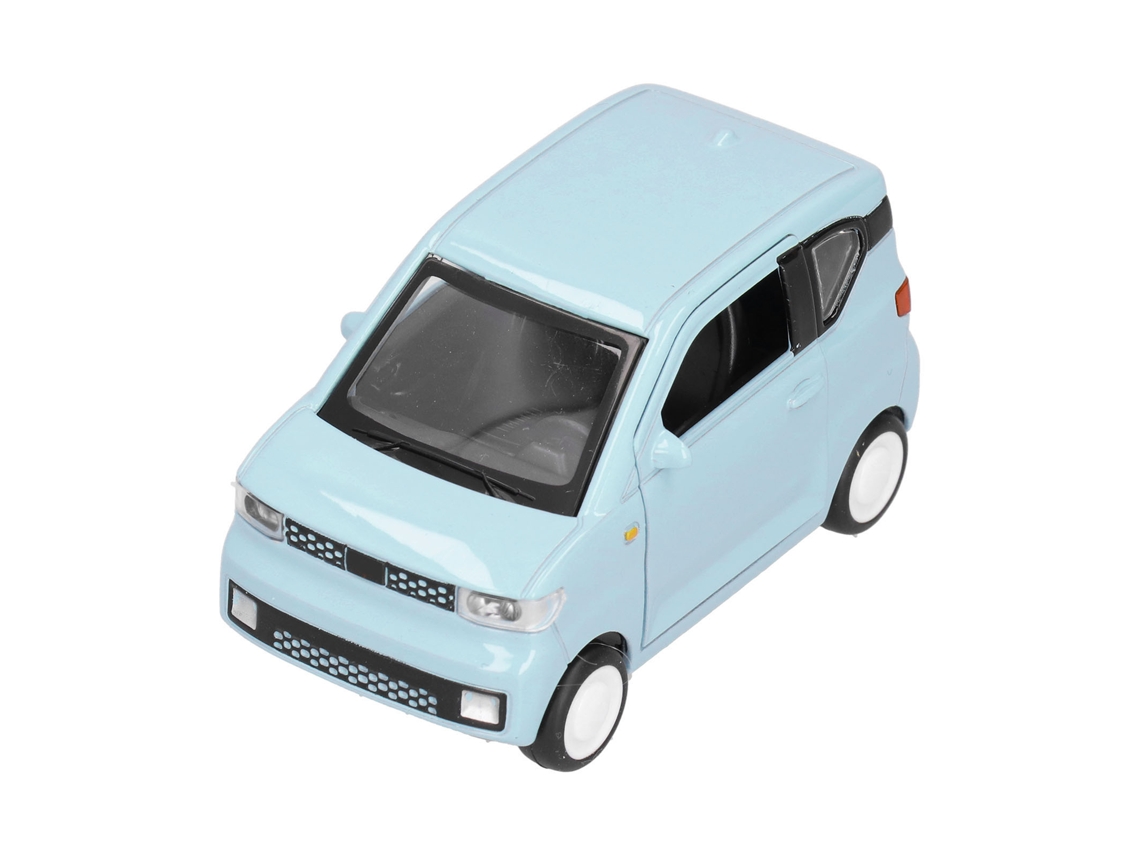 Miniatura de carro em liga metálica na escala 1:32 da Bjww-Macaron com som e luz simulados para crianças a partir de 6 anos - Azul