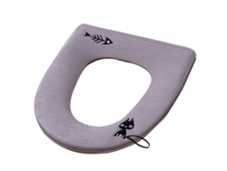 Mejore La Comodidad De Su Baño. Cojín Universal Para Asiento De Inodoro Con Respaldo Impermeable Que Garantiza Higiene Y Facilidad De Limpieza.