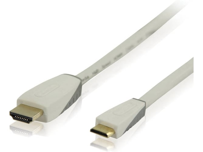 Cable HDMI BANDRIDGE (HDMI - 1 m - Blanco)