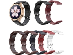 Elegante y sofisticada correa de reloj de cuero en forma de T. Gokoco