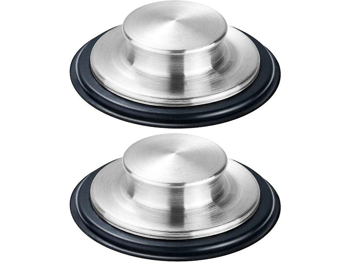 Tapón Universal Para Lavabo De Cocina De Acero Inoxidable, 2 Piezas, 40g, 3.35 Pulgadas De Diámetro