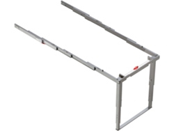 EMUCA Correderas para mesa de fiesta extensible - Aluminio - Acero inoxidable