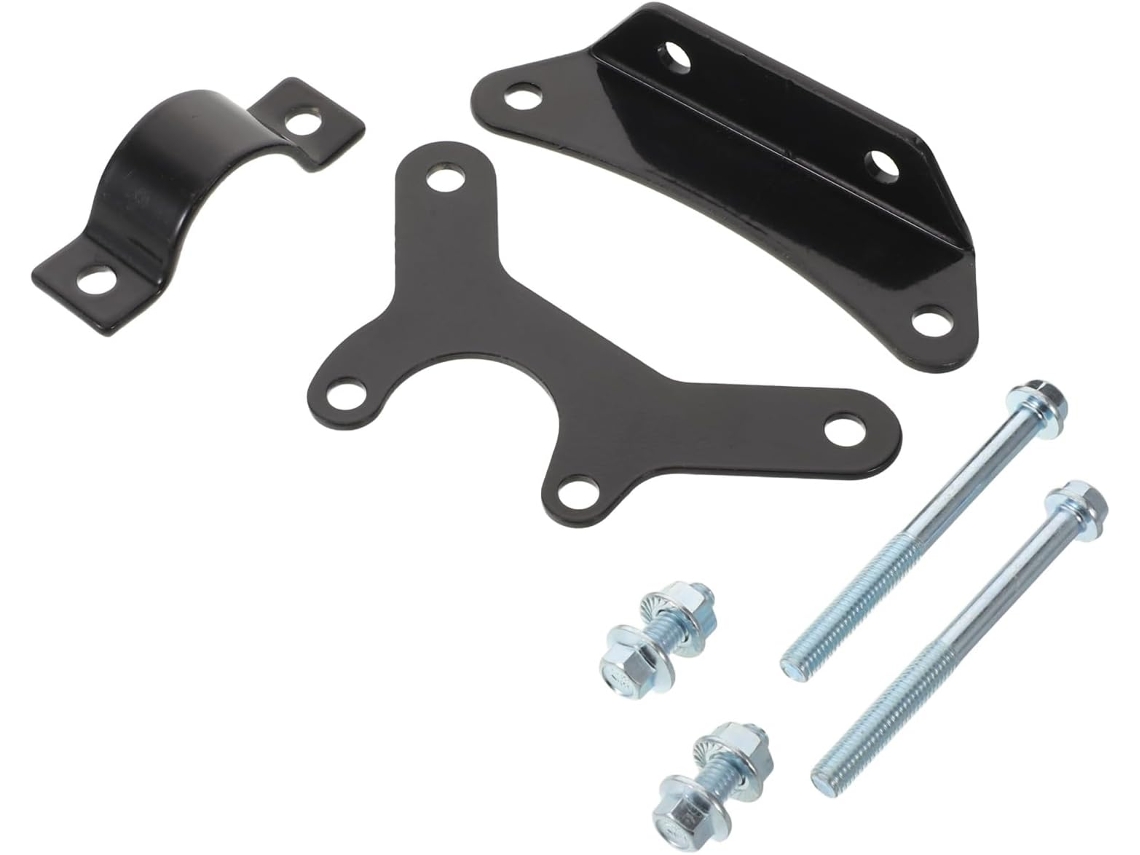 Soporte De Hierro Negro Para Enfriador De Aceite Para Radiadores De 125 Cc Y 140 Cc, Tornillos Y Tuercas, Resistente Al Calor.