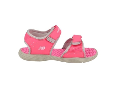Sandalias NEW BALANCE Kids Poolside Sandal (Rosa, Gris - Material Sintético- 25)
